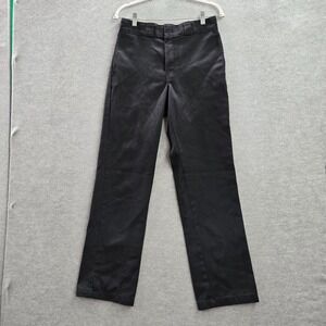 Dickies Men Pants 30x32 Black Chino Straight Workwear 874 Original Fit
